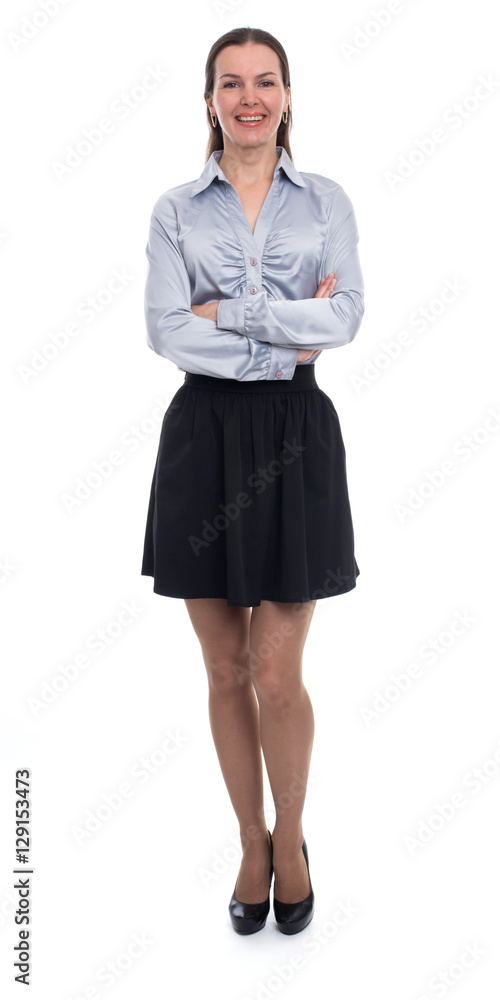 Full length portrait of a beautiful young happy woman Full length portrait of a beautiful young happy woman