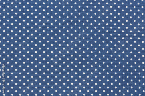 Retro blue polka dots pattern.