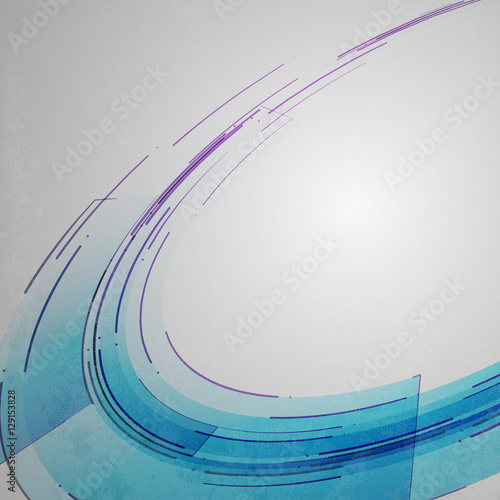Techno Vector Circle Abstract Background