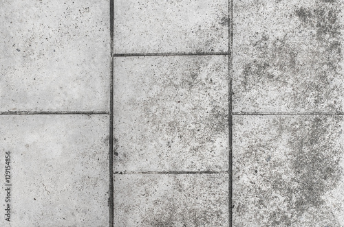 Texture and Seamless background of grey concrete tile floor