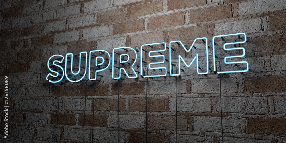 Supreme neon deals light