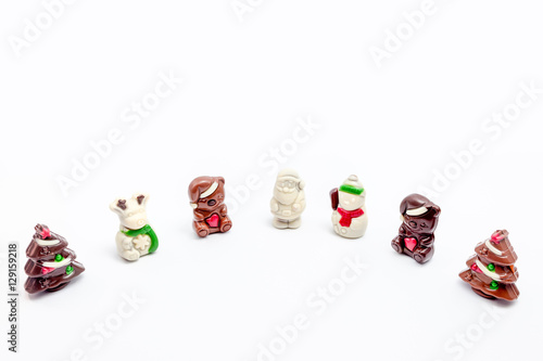 Christmas chocolate figurines © denboma