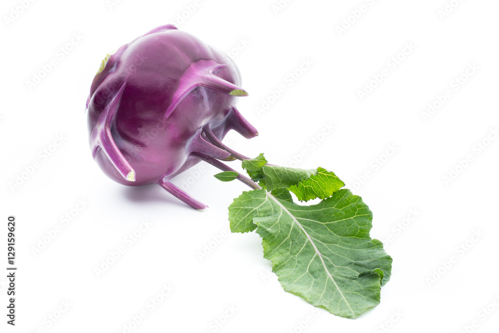 Kohlrabi root isolated on the white background Stock Photo Adobe Stock
