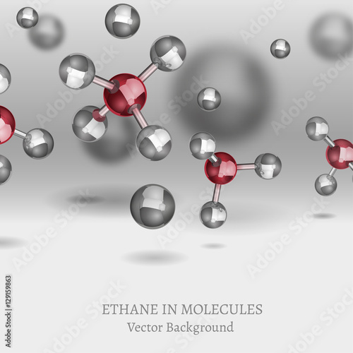 Ethane Molecules Background