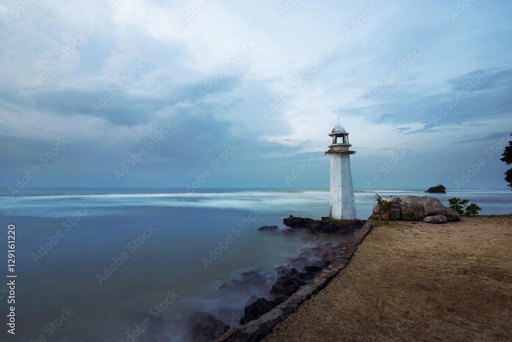 Lighthouse on the carita beach