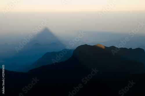 Adam's Peak Shadow - Sri Lanka