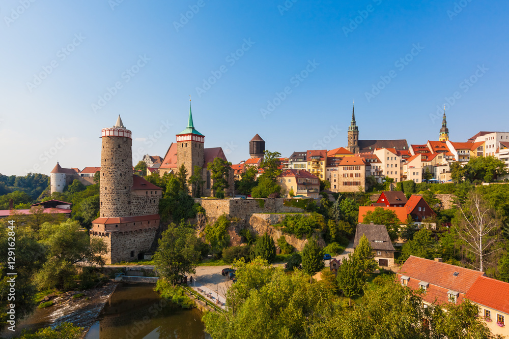 Panorama of Bautzen, Upper Lusatia, Germany