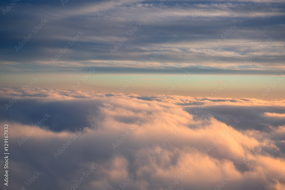 flauschige wolken