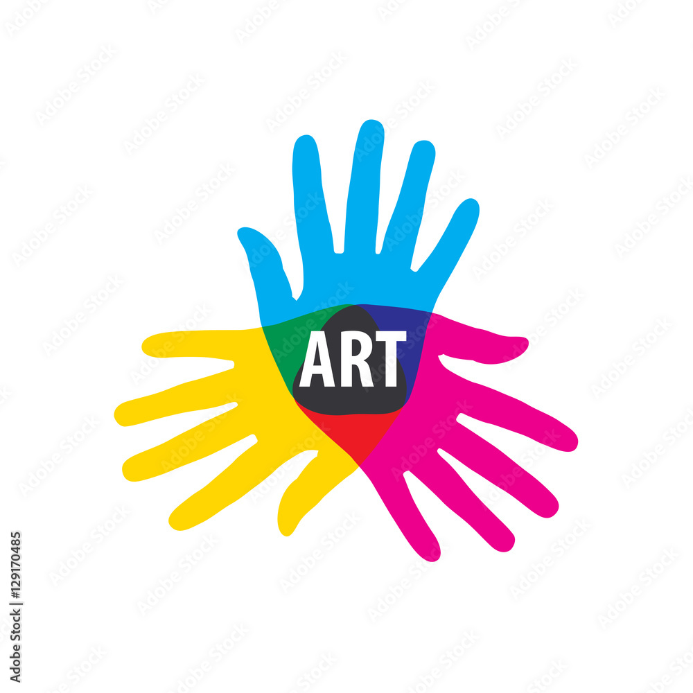 Fototapeta premium vector logo hand