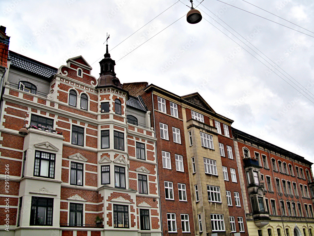 Exquisite architecture of the beautiful Danish capital city of Copenhagen