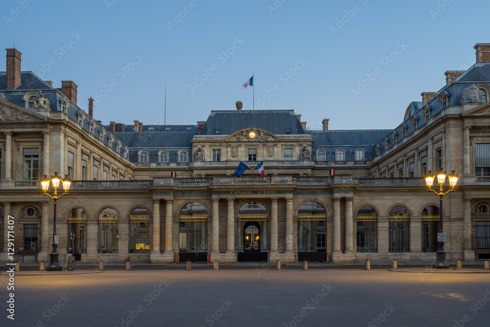 The Conseil d Etat (Council of State) is an administrative court of the French government