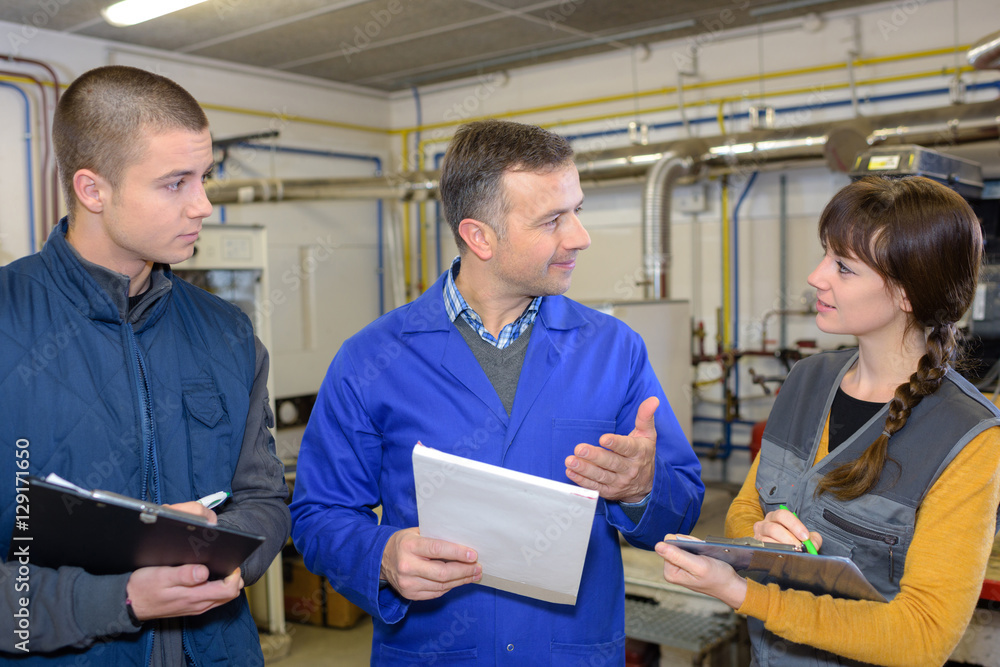 teachers and students checking machinery procedure teachers and students checking machinery procedure