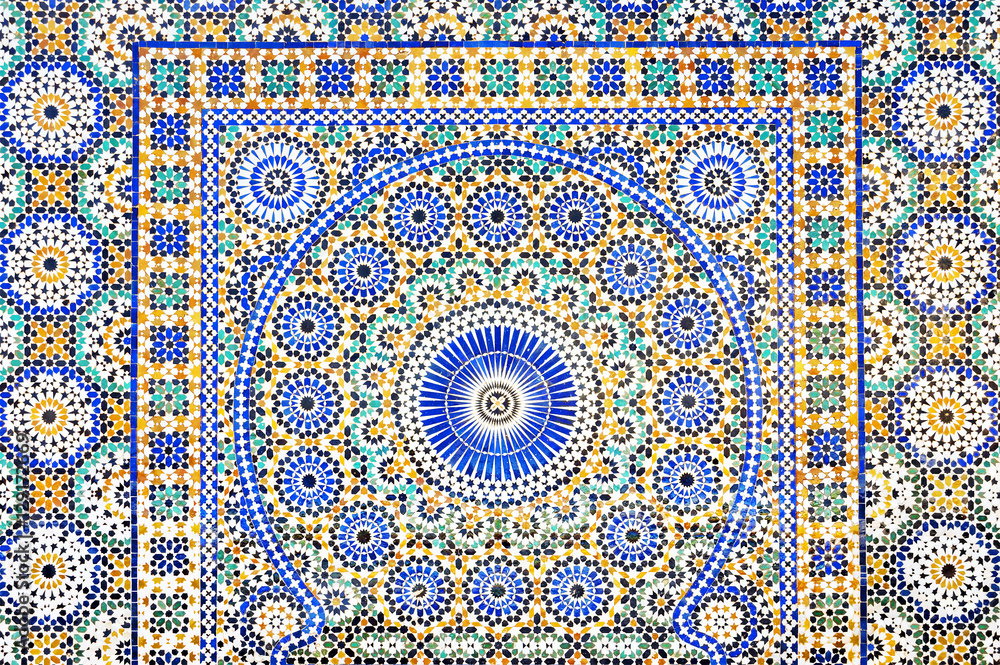 Architectural detail in the old medina in Meknes, Morocco, Africa Architectural detail in the old medina in Meknes, Morocco, Africa