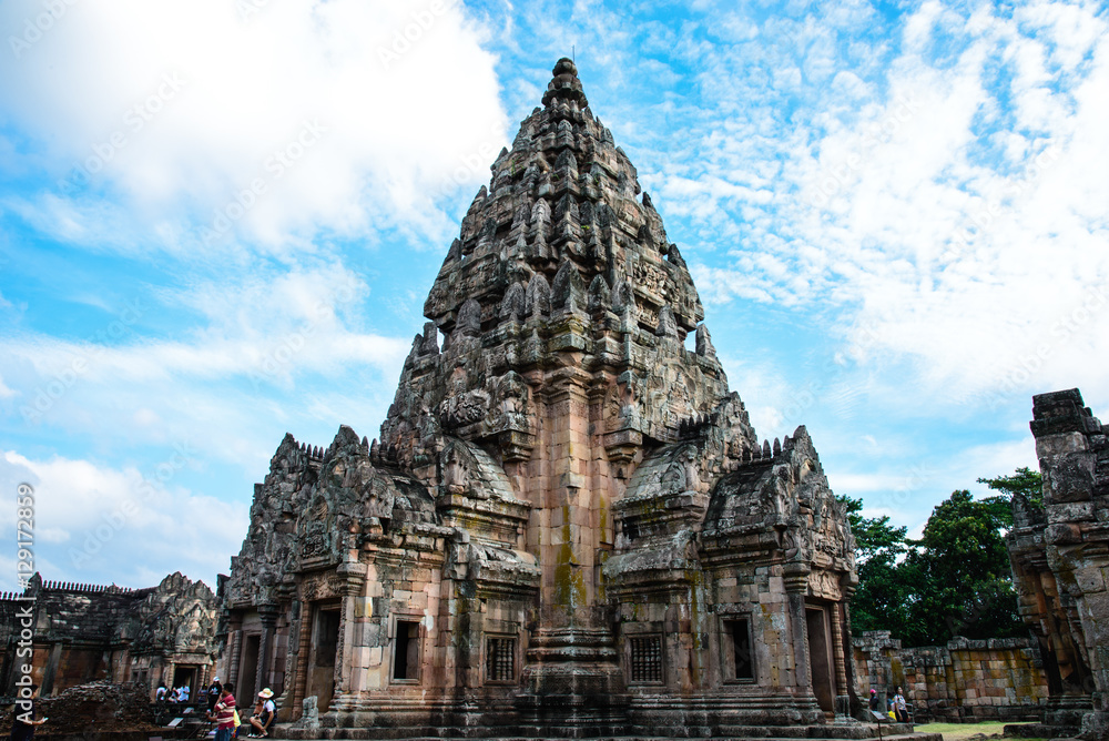 The huge ancient temple