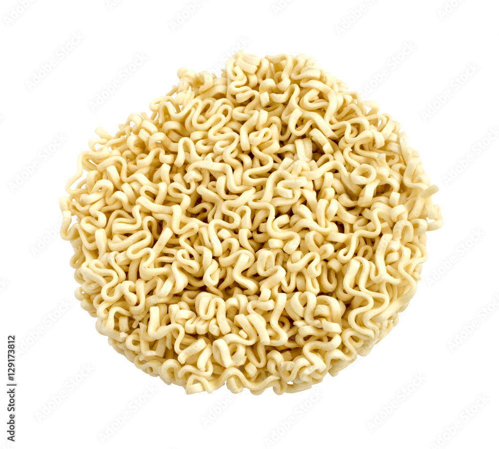 Instant noodles or ramen isolated on white background. Instant noodles or ramen isolated on white background.