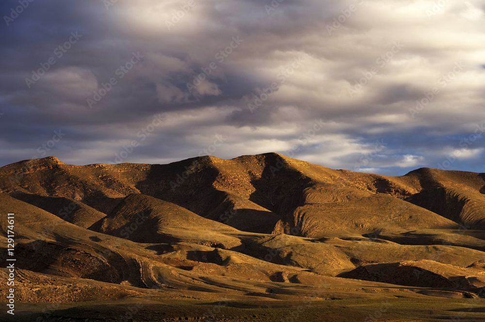 Naklejka premium Alpine landscape in Atlas Mountains, Morocco, Africa