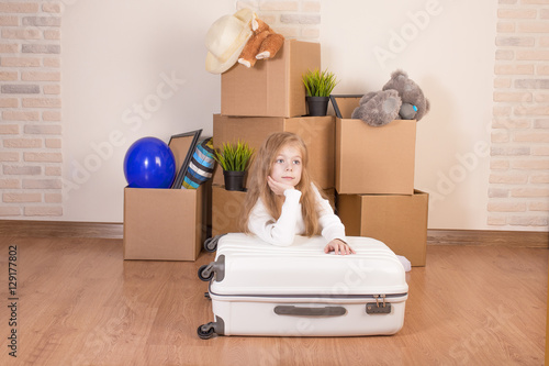  child moves to a new home