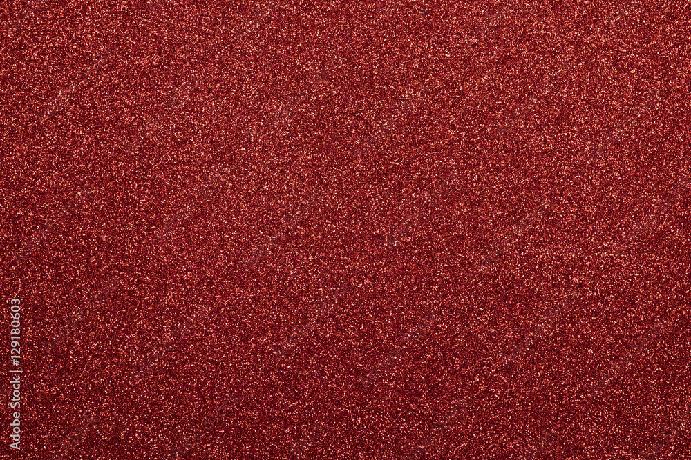 Focused red texture glitter background