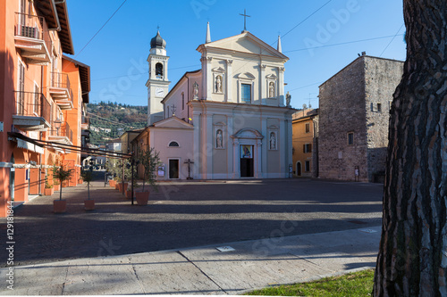 Torri del Benaco Church Lake of Garda Italy