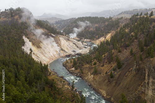 Curve in the Yellowstone River