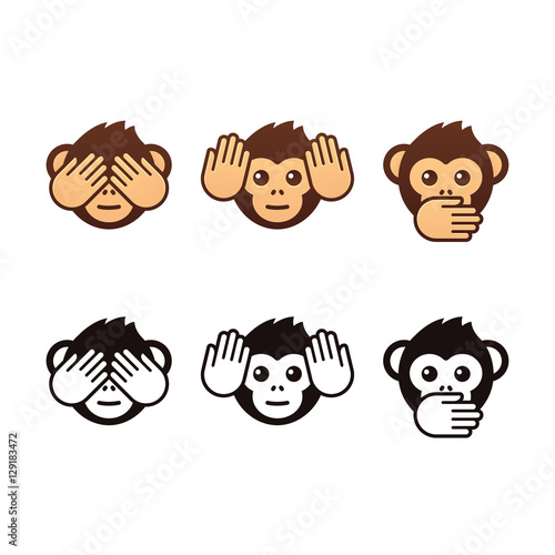 Three wise monkeys