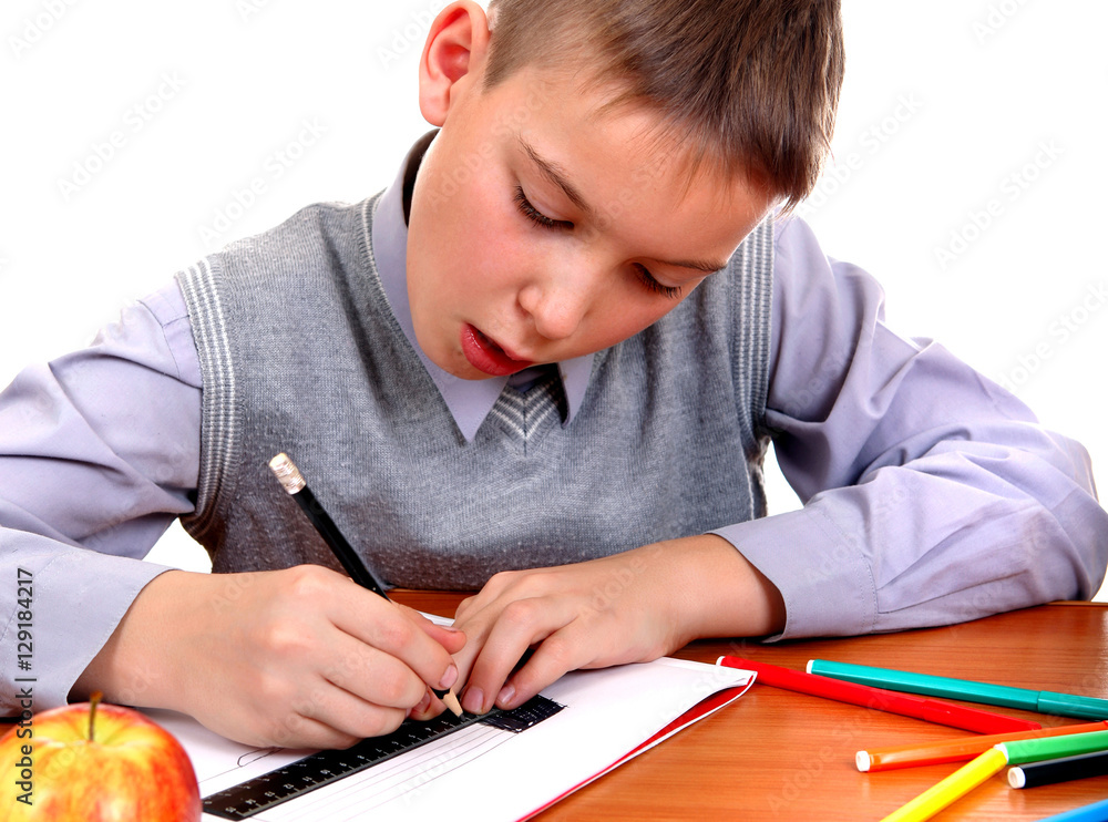 Kid is drawing Kid is drawing