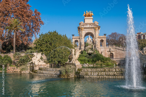 Park Ciutadella in Barcelona Spain
