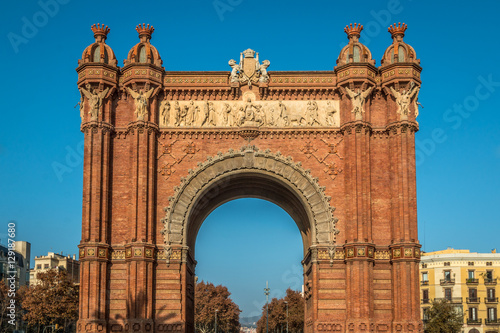 Arc de Triomf of Barcelona Spain photo