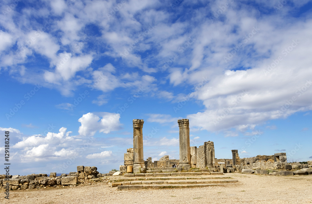 Roman Empire ruins of Volubilis, Morocco, Africa