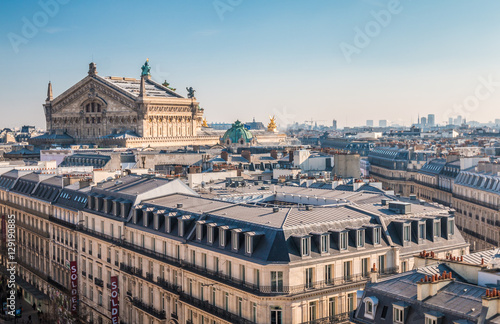Photography Nice view of Paris in France