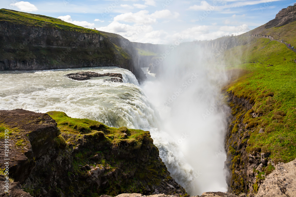 Gullfoss waterfall in Iceland Gullfoss waterfall in Iceland