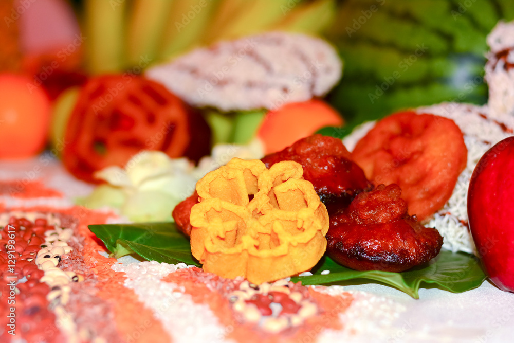 Traditional Sri Lankan Sinhala And Tamil New Year Sweets Stock Photo
