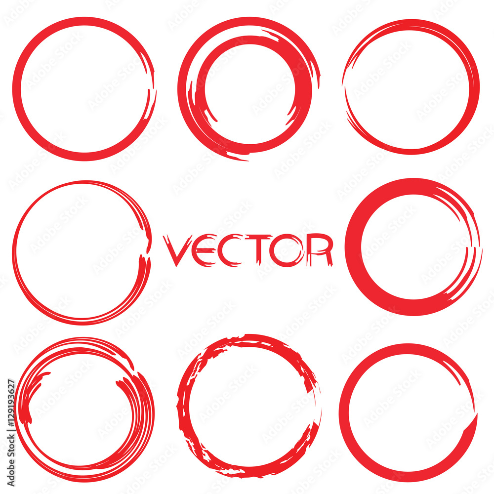 red grunge circles red grunge circles