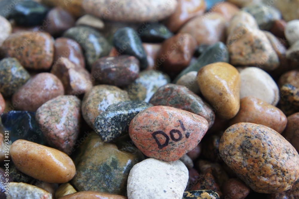Do Handwritten on River Rock Do Handwritten on River Rock