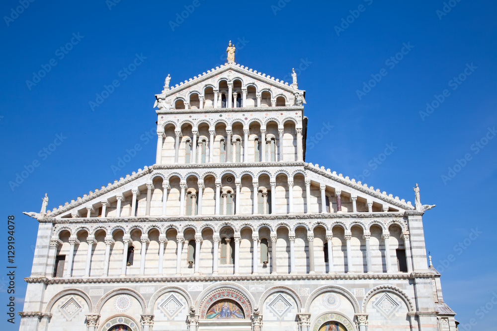 Medieval church in Pisa, Italy