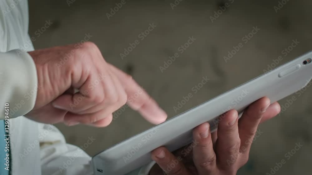 Man Working With A Tablet
Man Working With A Tablet