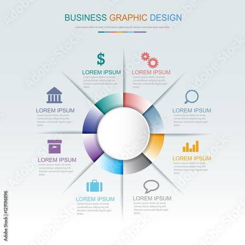infographic flat vector design element  illustration for web ban