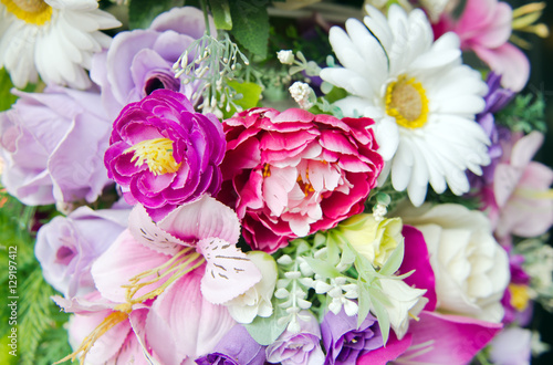 Bunch of flowers arrangement for decoration