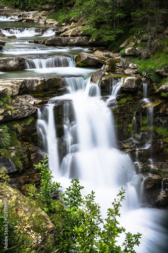 Gradas de Soaso. Waterfall in the spanish national park Ordesa 
