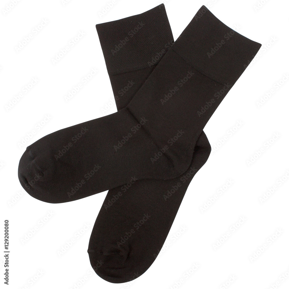 Pair of socks. Isolated on white. Clipping paths included. Pair of socks. Isolated on white. Clipping paths included.