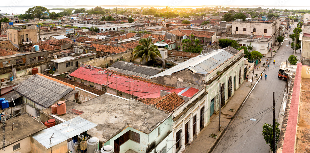 Fototapeta premium Cienfuegos von oben