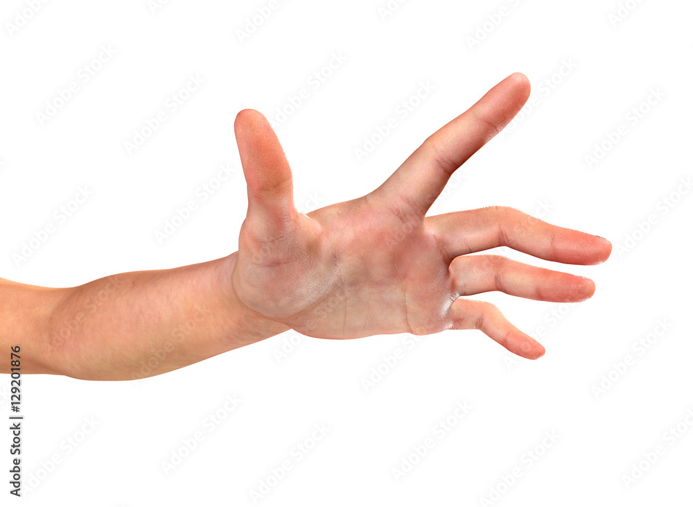 3d render of a female hand isolated on black 3d render of a female hand isolated on black
