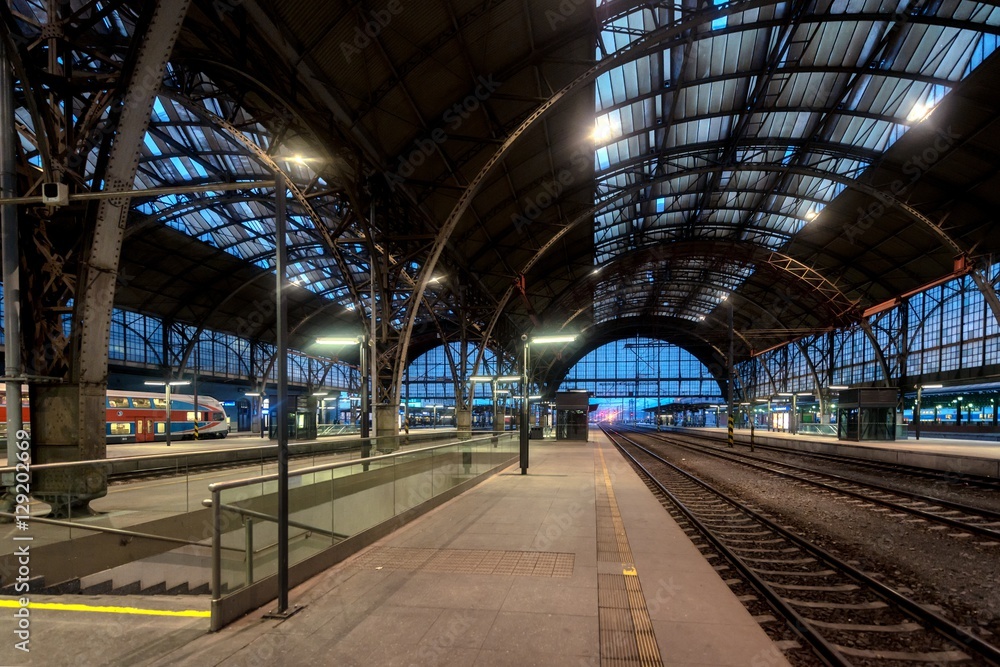 Railway station interior Railway station interior