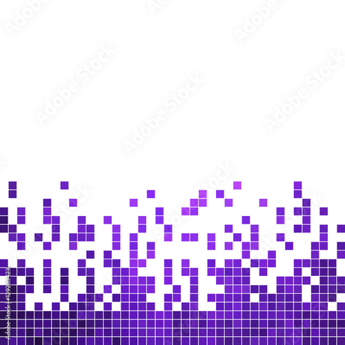abstract vector square pixel mosaic background