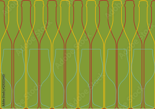 Background Bottle illustration