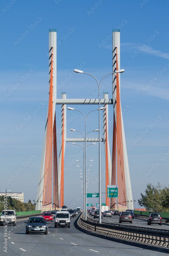 Obraz premium Most Siekierkowski