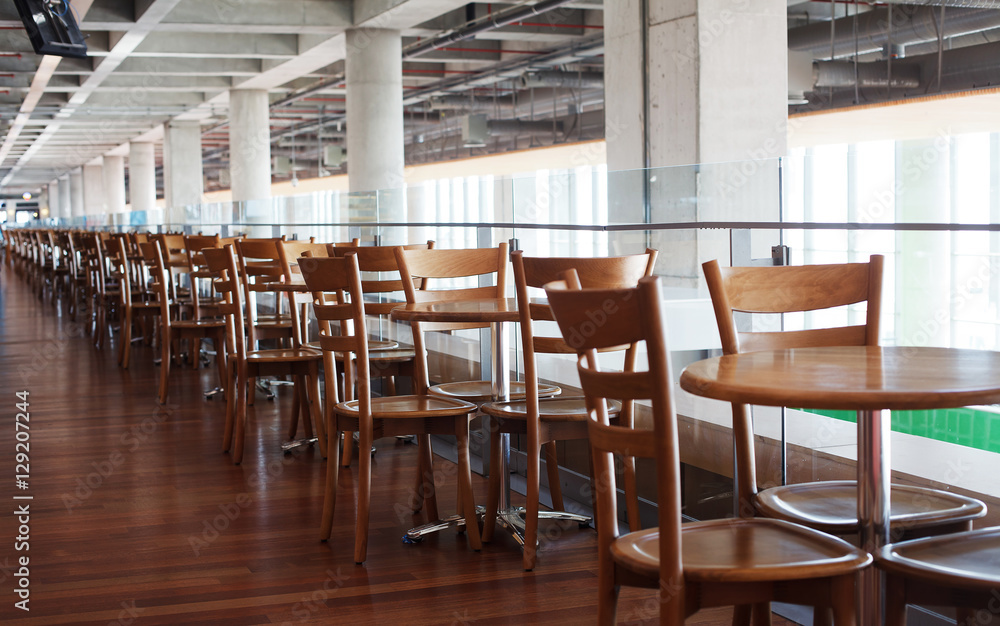 Cafe in airport