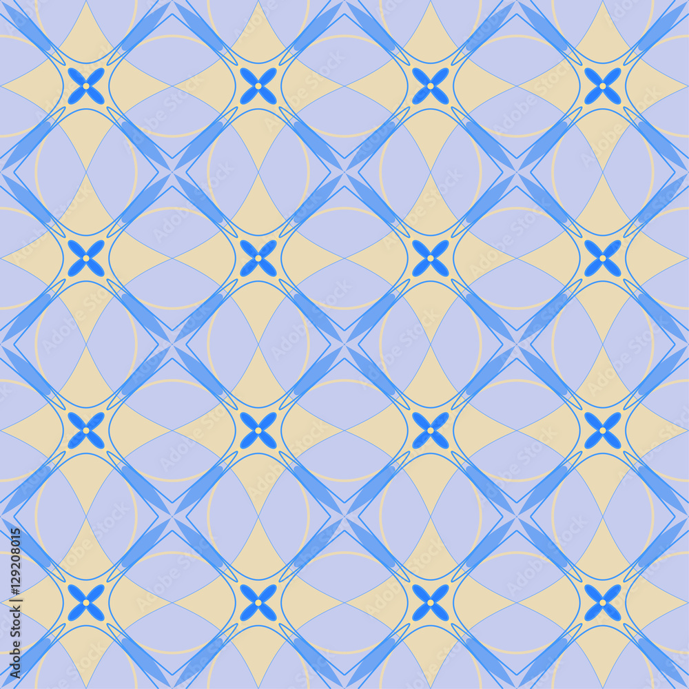 simple seamless geometric pattern in blue and gold tones simple seamless geometric pattern in blue and gold tones