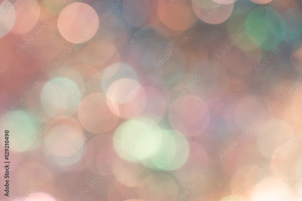 Fototapeta premium Abstract Christmas light, bokeh and vintage blurry light backgr