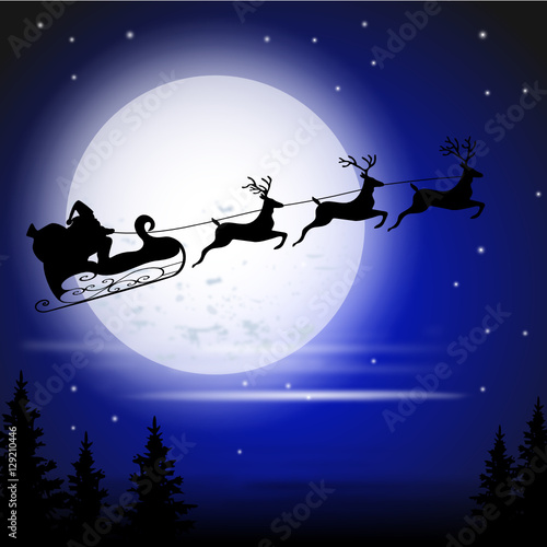 traineau du père noël